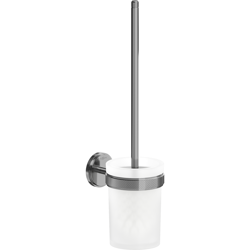 Mexen Gravo Toilettenbürste, Black Chrome - 70A93071-73