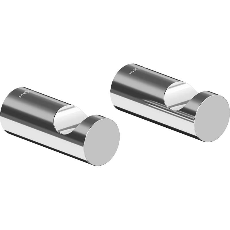 Mexen Loop towel hook (2 pcs), chrome - 70A71010-00