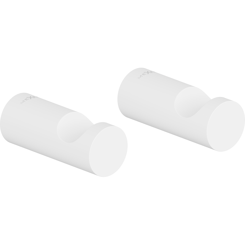 Mexen Loop towel hook (2 pieces), white - 70A71010-20