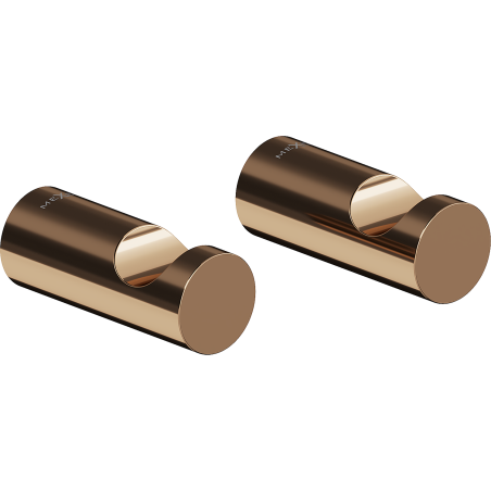 Mexen Loop towel hook (2 pieces), rose gold - 70A71010-60