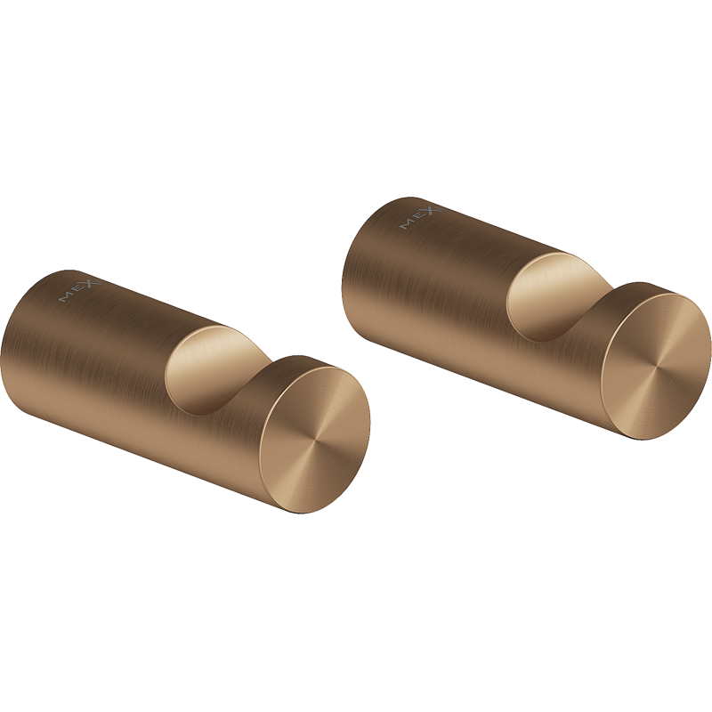 Mexen Loop kljuka za brisače (2 kosa), brušeni baker - 70A71010-65