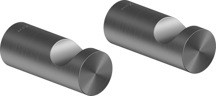 Mexen Loop Handtuchhaken (2 Stk.), gebürstetes Gun Gray - 70A71010-66