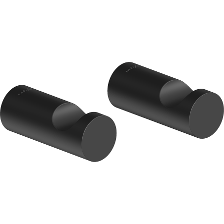 Mexen Loop crochet pour serviette (2 pièces), noir - 70A71010-70