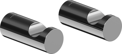 Mexen Loop Handtuchhaken (2 Stk.), Black Chrome - 70A71010-73