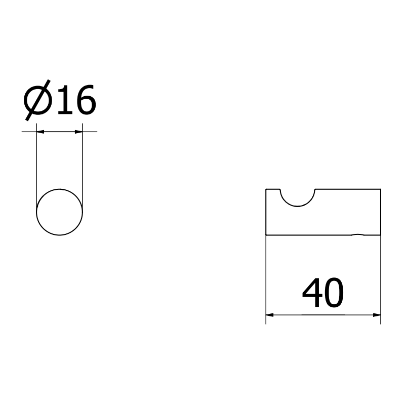 Mexen Loop kljukica za brisačo (2 kosa), črna krom - 70A71010-73