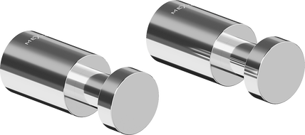 Mexen Loop Handduchhak (2 Stk.), Chrom - 70A71011-00