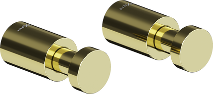 Mexen Loop towel hook (2 pieces), gold - 70A71011-50