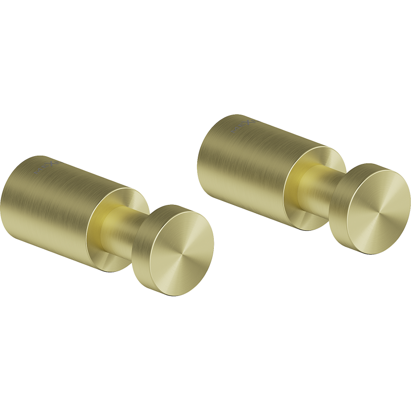 Mexen Loop kavelj za brisačo (2 kosa), brušeno zlato - 70A71011-55