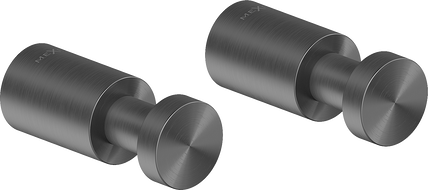 Mexen Loop Haken fir Handduch (2 Stck.), gebierstete Gun Gray - 70A71011-66