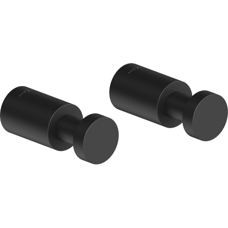 Mexen Loop towel hook (2 pcs), black - 70A71011-70