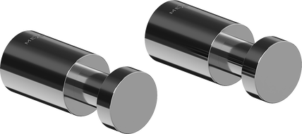 Mexen Loop Handtuchhaken (2 Stk.), Black Chrome - 70A71011-73
