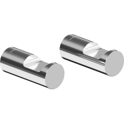 Mexen Lusso podwójny haczyk na ręcznik, chrom - 70A16812-00