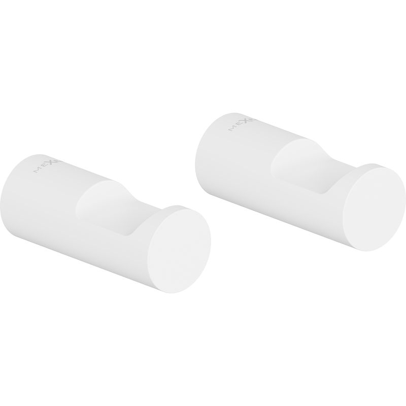 Mexen Loop crochet pour serviette (2 pcs), blanc - 70A71012-20