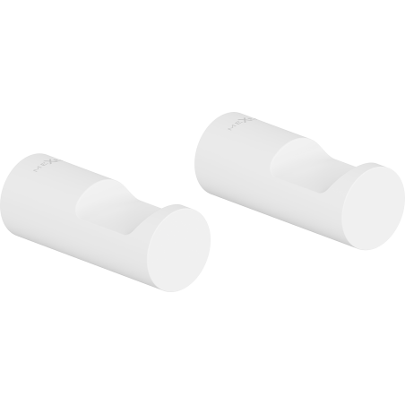 Mexen Loop crochet pour serviette (2 pcs), blanc - 70A71012-20