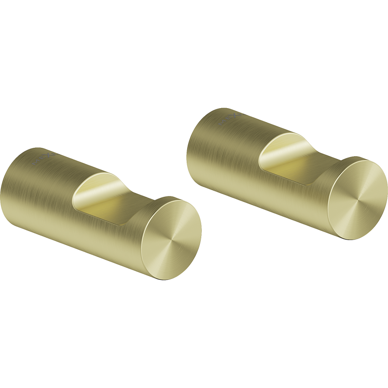 Mexen Loop Handtuchhaken (2 Stk.), gebürstetes Gold - 70A71012-55