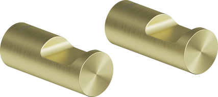 Mexen Loop crochet à serviette (2 pièces), or brossé - 70A71012-55