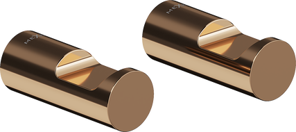 Mexen Loop Handduchshaken (2 Stéck), rose Gold - 70A71012-60