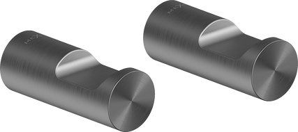 Mexen Loop Handdicherkrop (2 Stéck), gebiersteltem Gun Gray - 70A71012-66