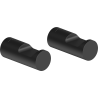 Mexen Loop towel hook (2 pcs), black - 70A71012-70