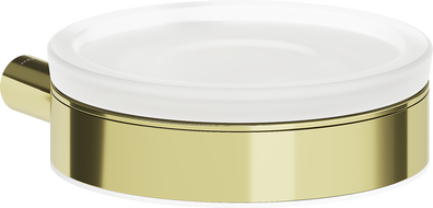 Mexen Loop soap dish, gold - 70A71055-50