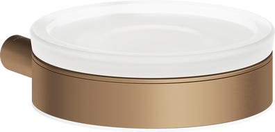 Mexen Remo soap dish, brushed gold - 7050739-55