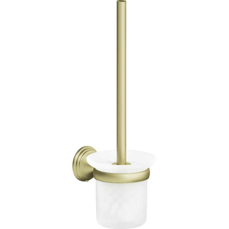 Mexen Lusso toilet brush, brushed gold - 70A16871-55