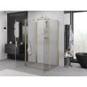 Mexen Exo-B Duo 3S cabina doccia 3 lati a battente 90 x 70 cm, trasparente, oro - 814-090-070-50-00-3S