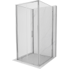Mexen Exo-F 3S kabina prysznicowa 3-ścienna składana 75 x 75 cm, transparent, chrom - 816-075-075-01-00-3S