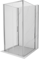 Mexen Exo-3S 3-sidig duschkabin vikbar 90 x 90 cm, transparent, krom - 816-090-090-01-00-3S