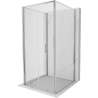 Mexen Exo-F 3S cabina doccia 3 lati pieghevole 120 x 120 cm, trasparente, cromo - 816-120-120-01-00-3S