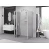 Mexen Exo-F 3S kabina prysznicowa 3-ścienna składana 80 x 110 cm, transparent, chrom - 816-080-110-01-00-3S
