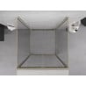 Mexen Exo-F 3S cabina doccia 3 lati pieghevole 85 x 85 cm, trasparente, oro - 816-085-085-50-00-3S