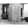 Mexen Exo-F 3S kabina prysznicowa 3-ścienna składana 90 x 110 cm, transparent, złota - 816-090-110-50-00-3S