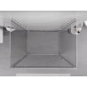 Mexen Exo-3S 3-sienu veramā dušas kabīne 70 x 75 cm, caurspīdīga, hromēta - 817-070-075-01-00-3S