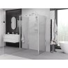 Mexen Exo-B 3S καμπίνα ντους 3 τοίχων ανοιγόμενη 70 x 100 cm, διάφανη, χρώμιο