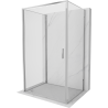 Mexen Exo-B 3S kabina prysznicowa 3-ścienna uchylna 95 x 120 cm, transparent, chrom - 817-095-120-01-00-3S