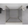 Mexen Exo-B 3S treväggig duschkabin 75 x 75 cm, transparent, guld - 817-075-075-50-00-3S