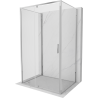 Mexen Exo-R 3S 3-sided shower enclosure 105 x 80 cm, transparent, chrome - 819-105-080-01-00-3S