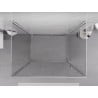 Mexen Exo-R 3S 3-väggars duschkabin, 130 x 80 cm, transparent, krom - 819-130-080-01-00-3S