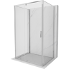 Mexen Exo-R 3S 3-väggars duschkabin 150 x 100 cm, transparent, krom - 819-150-100-01-00-3S
