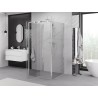 Mexen Exo-3S dušas kabīne 3-sienu verama 110 x 110 cm, caurspīdīga, hromēta - 819-110-110-01-00-3S