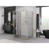 Mexen Exo-3S trīssienu dušas kabīne 130 x 80 cm, caurspīdīga, zelta - 819-130-080-50-00-3S