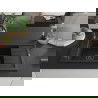 Mexen Elias granieten gootsteen 1-kompartement met afdruiprek 795 x 480 mm, zwart, zwarte sifon - 6511791005-77-B
