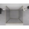 Mexen Exo-R 3S 3-sidig duschkabin 110 x 110 cm, transparent, guld - 819-110-110-50-00-3S