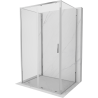 Mexen Exo-S 3S kabina prysznicowa 3-ścienna rozsuwana 110 x 70 cm, transparent, chrom - 8151-110-070-01-00-3S