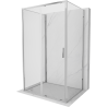 Mexen Exo-S 3S Duschkabine 3-seitig schiebbar 95 x 75 cm, transparent, chrom - 8151-095-075-01-00-3S
