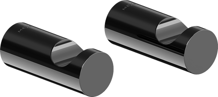 Mexen Loop άγκιστρο για πετσέτα (2 τεμ.), μαύρο χρώμιο - 70A71010-73