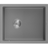 Mexen Pedro Granitspüle 1-Becken 560 x 460 mm, grau, Siphon Chrom - 6508561000-71