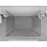 Mexen Exo-S 3S kabina prysznicowa 3-ścienna rozsuwana 170 x 75 cm, transparent, chrom - 8151-170-075-01-00-3S