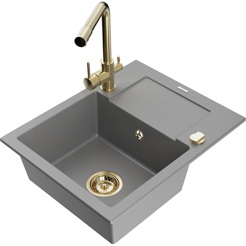 Mexen Enzo Granitspulltisch mat enger Schoss an enger Kichenkran Duero, gro - 6506-71-671600-50